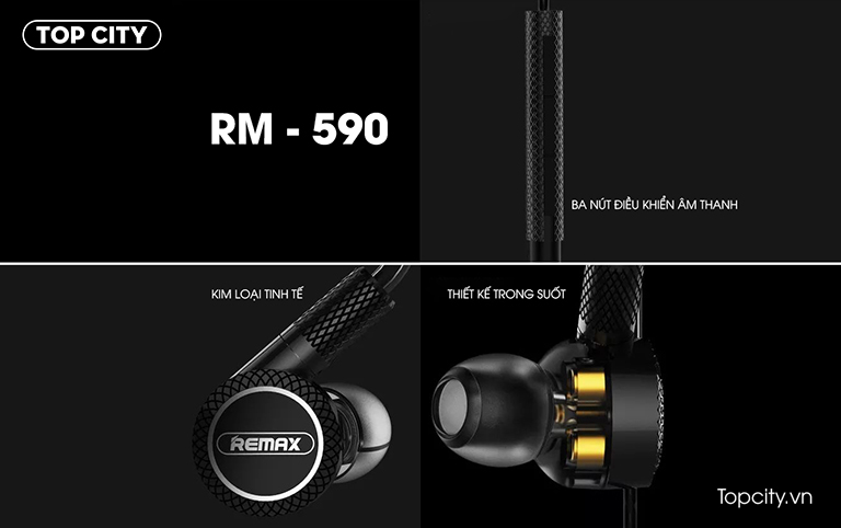 Tai nghe in-ear Remax RM-590 - 9